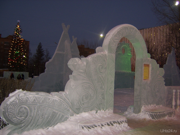2011г.Ледовый городок. Новый год Ухта
