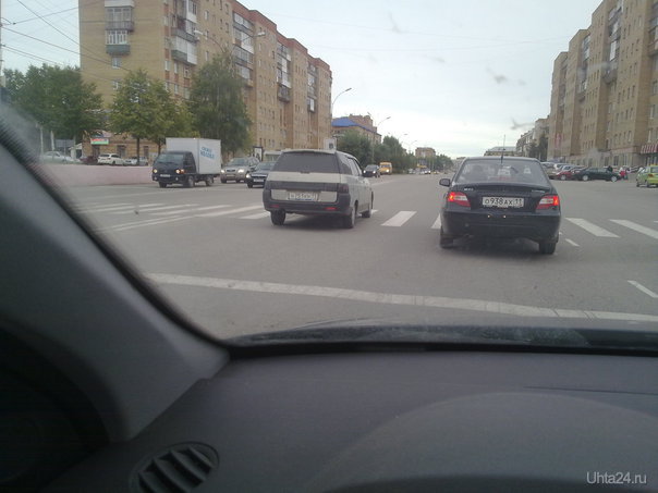 Комсомольская площадь 17:55  Ухта
