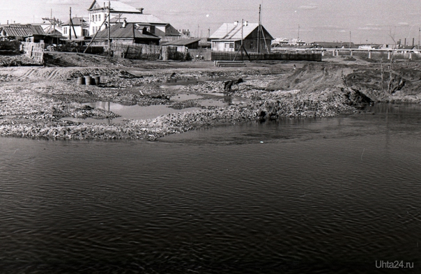 Старая почта. вид со двора.1960г. История Ухта