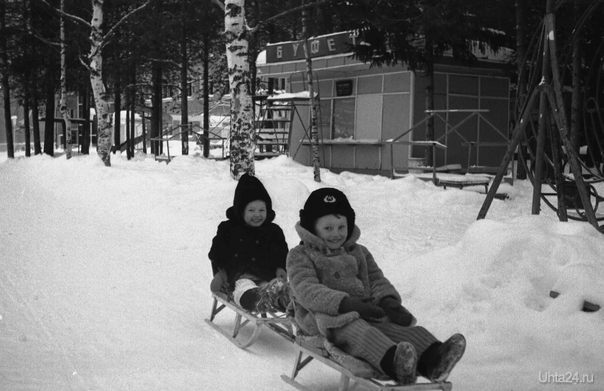В Детском парке. Наверное зима 1980-1981 гг. История Ухта