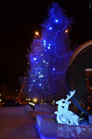 Новый 2016 год уже рядом! Улицы города Ухта
