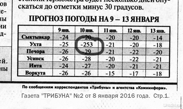 Трепещи, Ухта. Разное Ухта