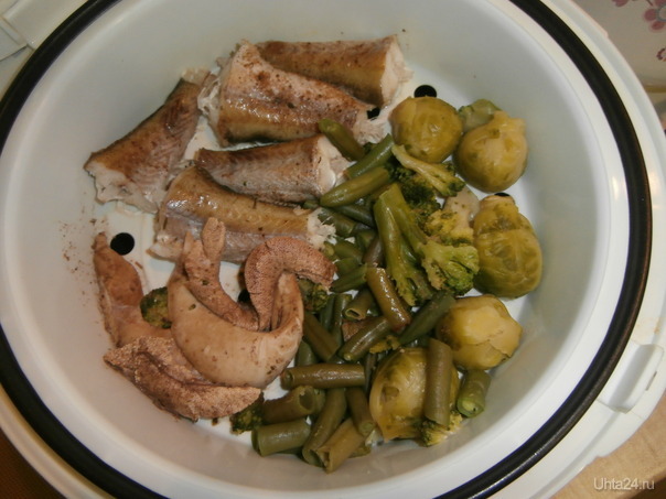 Писча на пару, приготовленная в мультиварке. Вкус списфиский, пальчики оближешь.  Ухта