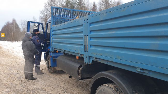 В Ухте прошли проверки грузовых транспортных средств