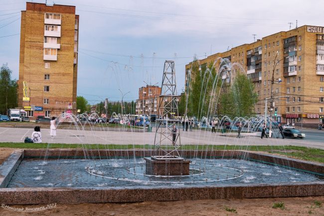Ухта Новые фонтанчики у ГДК