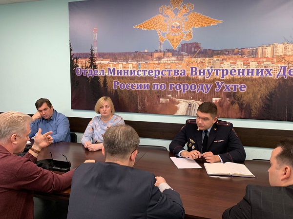 Начальник ухтинской полиции встретился с представителями банков